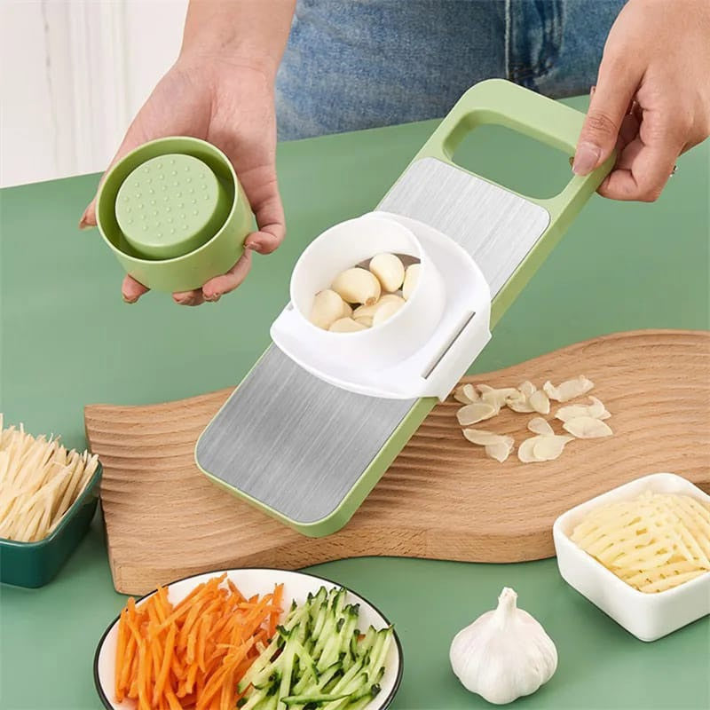 5in1 Vegetable Cutter | Multifunctional Stainless Steel Vegetable Cutter & Slicer