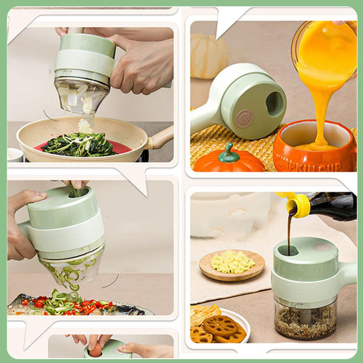 Electric Handheld Vegetable Cutter & Food Chopper β Multifunctional Kitchen Tool