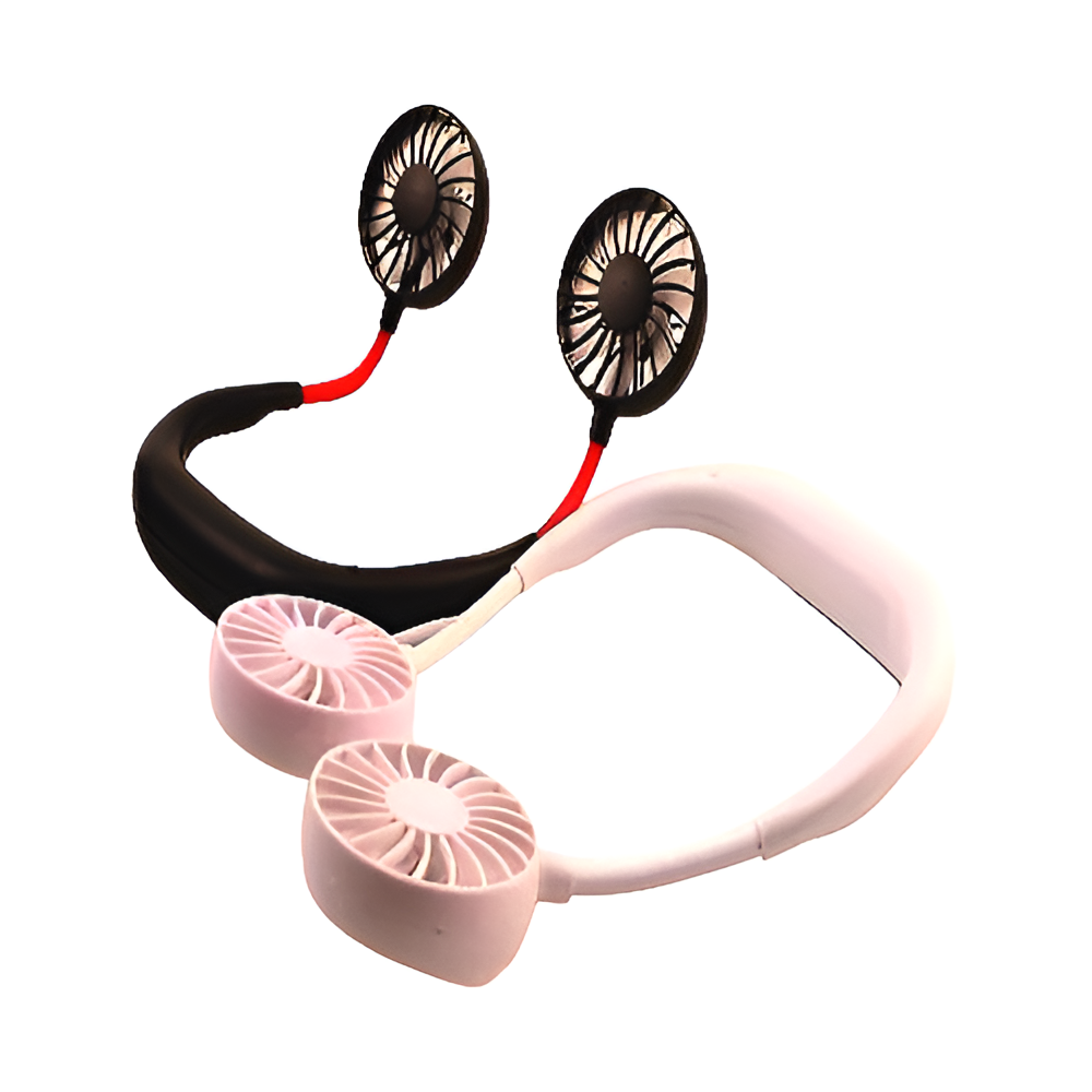 7-Wing Rechargeable Neck Fan – Portable Hands-Free Personal Cooling Fan