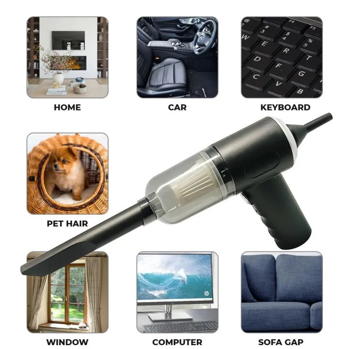 3-in-1 Portable Wireless Vacuum Cleaner AS 228 – Cordless Handheld Vacuum for Car, Home & Office