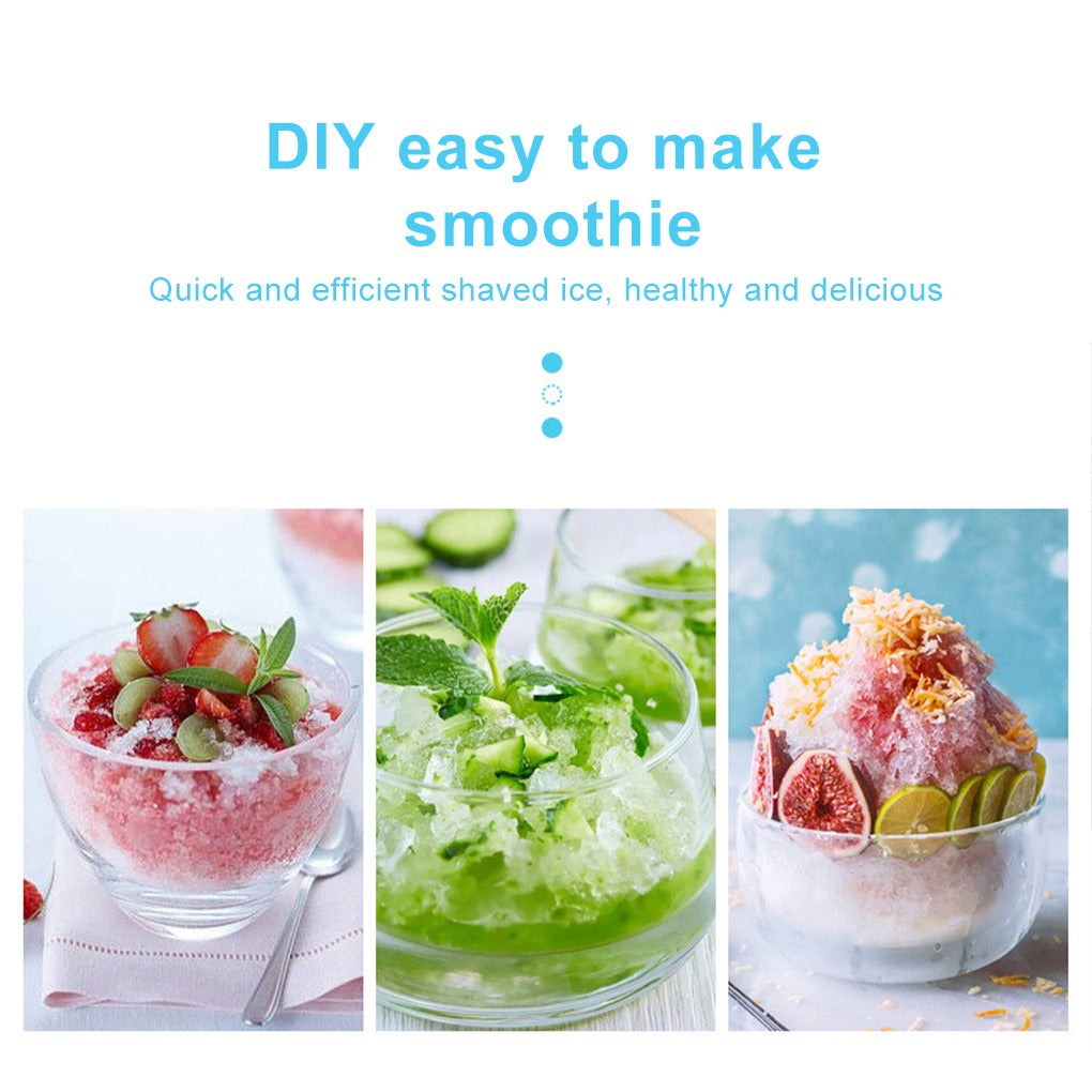 Manual Ice Crusher – Gola Ganda Ice Shaver Maker for Homemade Frozen Treats