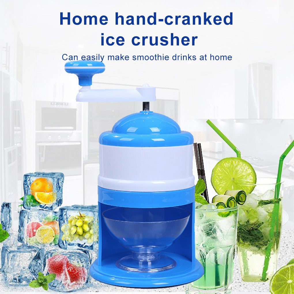 Manual Ice Crusher – Gola Ganda Ice Shaver Maker for Homemade Frozen Treats