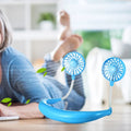 7-Wing Rechargeable Neck Fan – Portable Hands-Free Personal Cooling Fan