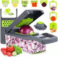 16-in-1 Vegetable Chopper – Multi-Functional Dicer, Slicer & Grater with Storage Container