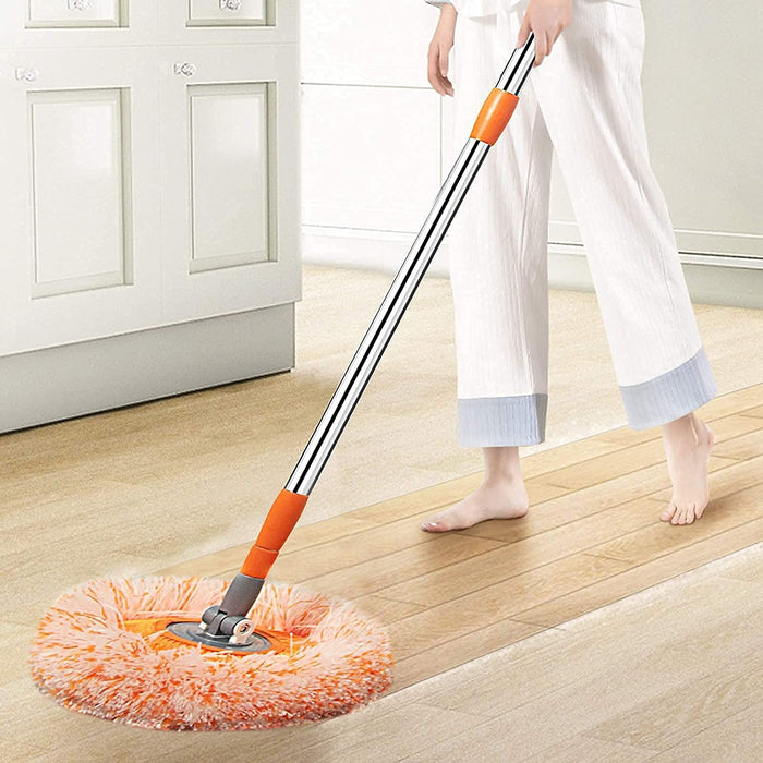 Extendable Telescopic Mop with Microfiber Cloth Head – Adjustable Floor Cleaning Mop