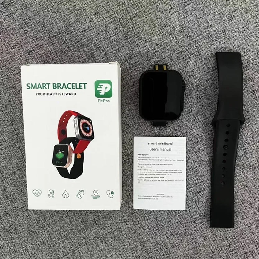 D20 Ultra Smart Watch – Fitness Tracker with Heart Rate & Blood Pressure Monitor