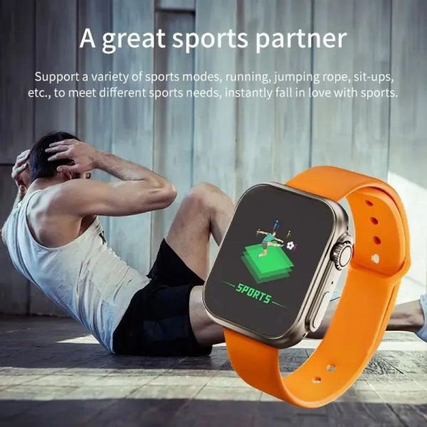 D20 Ultra Smart Watch – Fitness Tracker with Heart Rate & Blood Pressure Monitor